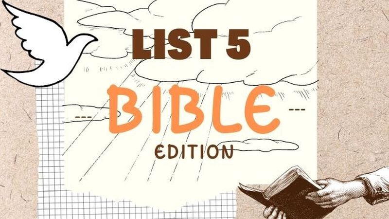 List 5 - Bible Edition